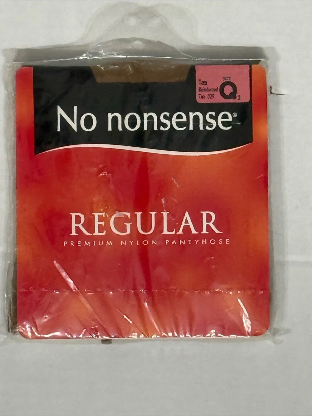 No Nonsense Regular Premium Nylon Pantyhose Size Q1